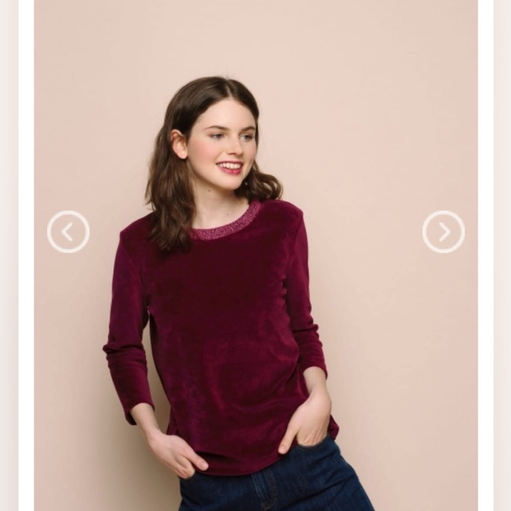 🇫🇷Des Petits Hauts Josei top T0/Xs